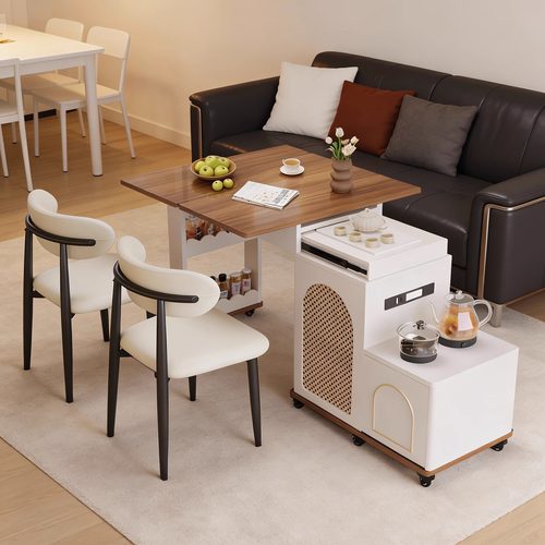 大师设计-可移动伸缩茶几餐桌