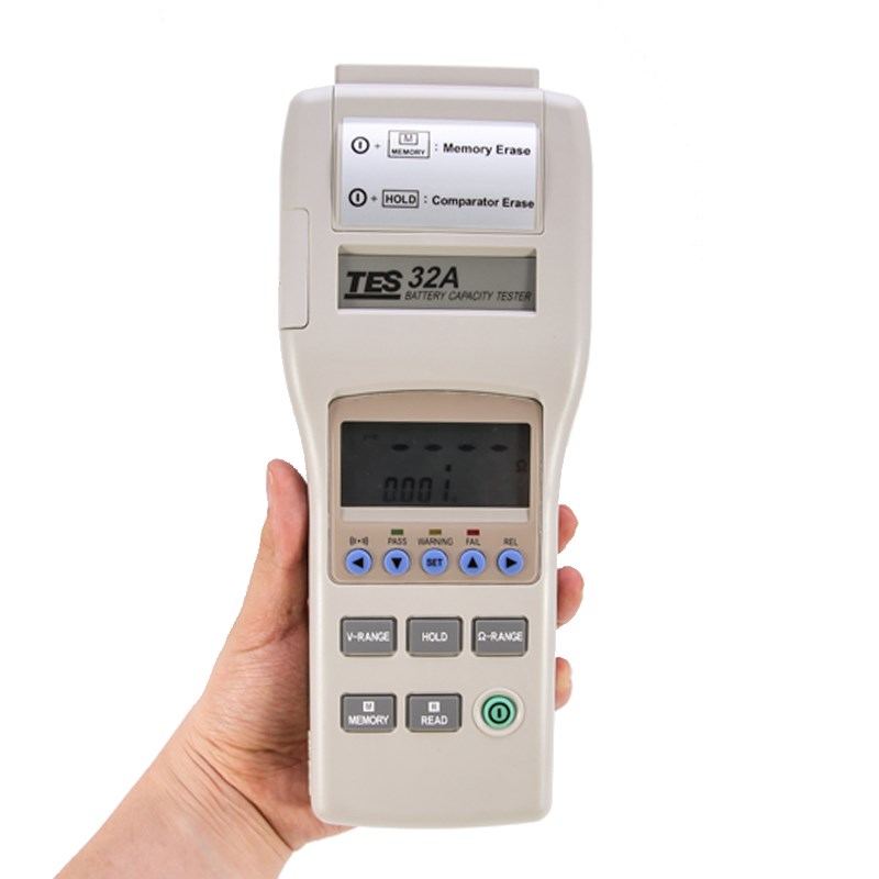 包邮台湾泰仕TES32A33A蓄电池测试仪电池测试仪高精度检测连电脑