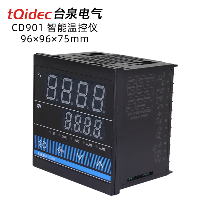 台泉电气tqidec智能温控仪表CD901多输入数字显示PID调节温控器