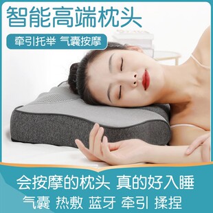 颈椎按摩器肩颈背部腰部电动气囊热敷家用多功能揉捏脖子按摩枕