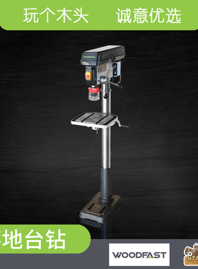 WOODFAST沃富特17寸重型落地木工台钻床木工坊配置玩个木头DP430A