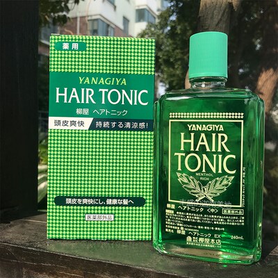 日本YANAGIYA柳屋头皮营养液240ml清爽护发薄荷香滋润头皮