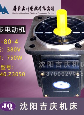 中捷摇臂钻床 Z3040 Z3050 夹紧电机 丹东山川 YSJ-80-4 0.75KW