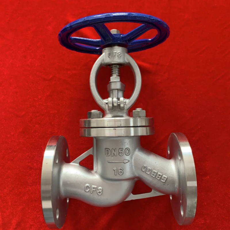 J41W-16P不锈钢法兰截止阀304化工部蒸汽高温法兰截止阀DN5065100