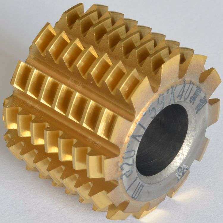 供应高硬度超耐磨精密型整体硬质合金带涂层小模数齿轮滚刀