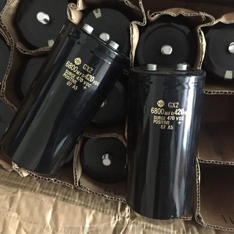 全新原盒日本HITACHI日立 GX2 6800UF420V 高压螺丝头大电解电容
