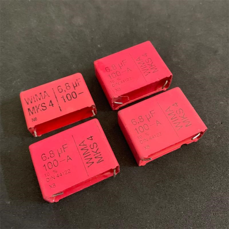 拆机德国WIMA 威马 MKS4系 6.8UF100V 分频耦合薄膜无极电容