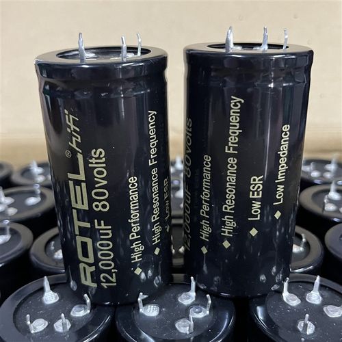 英国 ROTEL 路遥定制 12000UF 80V DC 金字 高级音频滤波电解电容