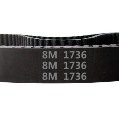 橡胶 同步带 HTD 8M - 1736 / 217齿 圆弧齿 同步皮带 齿形带