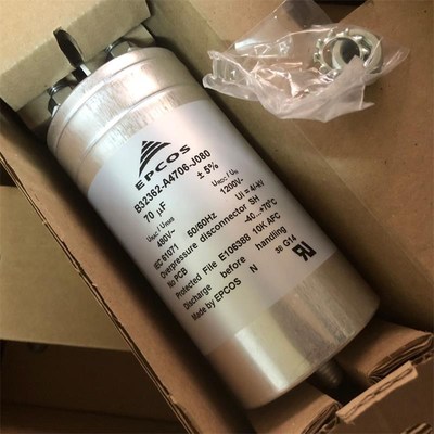 原箱 EPCOS B32362-A4706-J 70UF480VAC 1200V 高压油浸无极电容