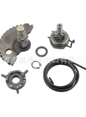 GY6 50启动轴总成适用于 GY6 49cc 50cc 139qmb 踏板车助力车