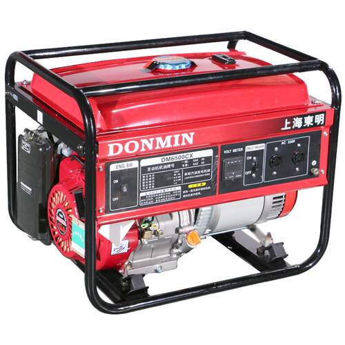 东明DONMIN 单相5kw小型手动便携式汽油发电机组DM6500CX
