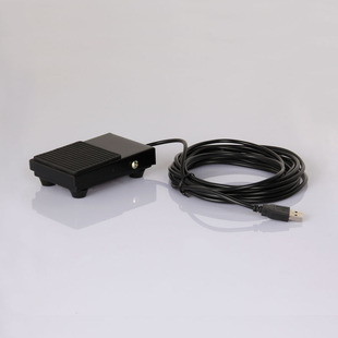 5米医用超声USB脚踏开关金属USB按键b超开关一位usb开关游戏医疗