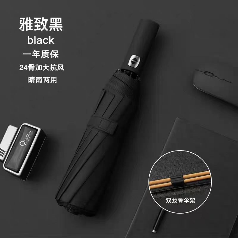 24骨加固加大晴雨二用全自动雨伞!