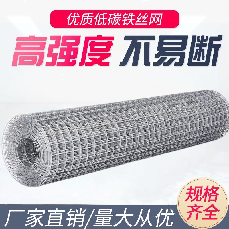 热镀锌铁丝网20年不锈防护家用养殖焊接护栏镀锌阳台隔离栏围栏网