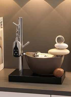 海贝海时来运转钥匙收纳玄关摆件入户门桌面装饰品电视柜家居好物