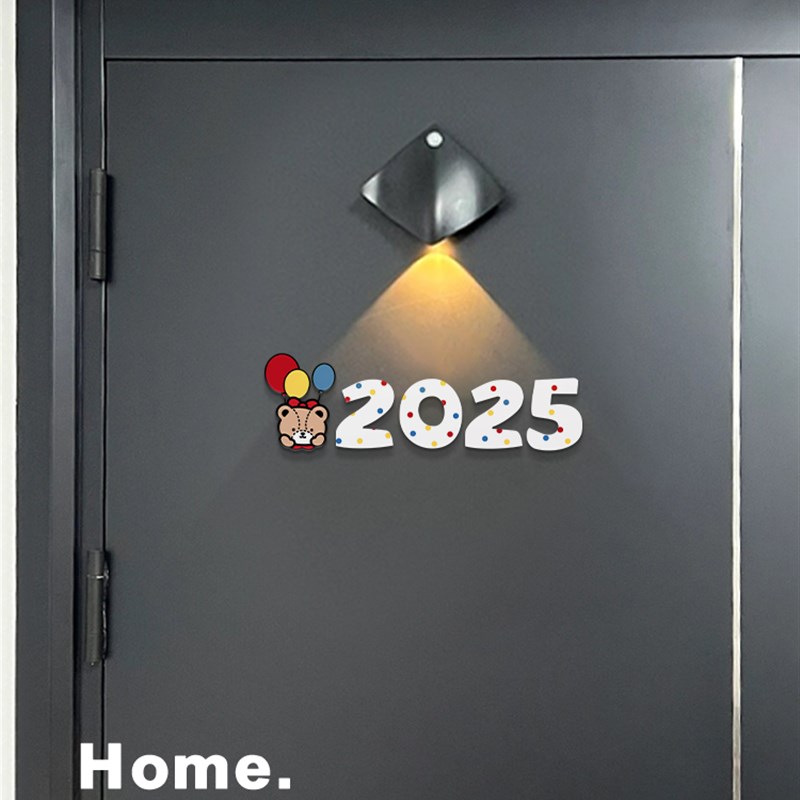 可爱磁吸数字门牌家用亚克力门口入户装饰号码牌民宿房间号标识牌