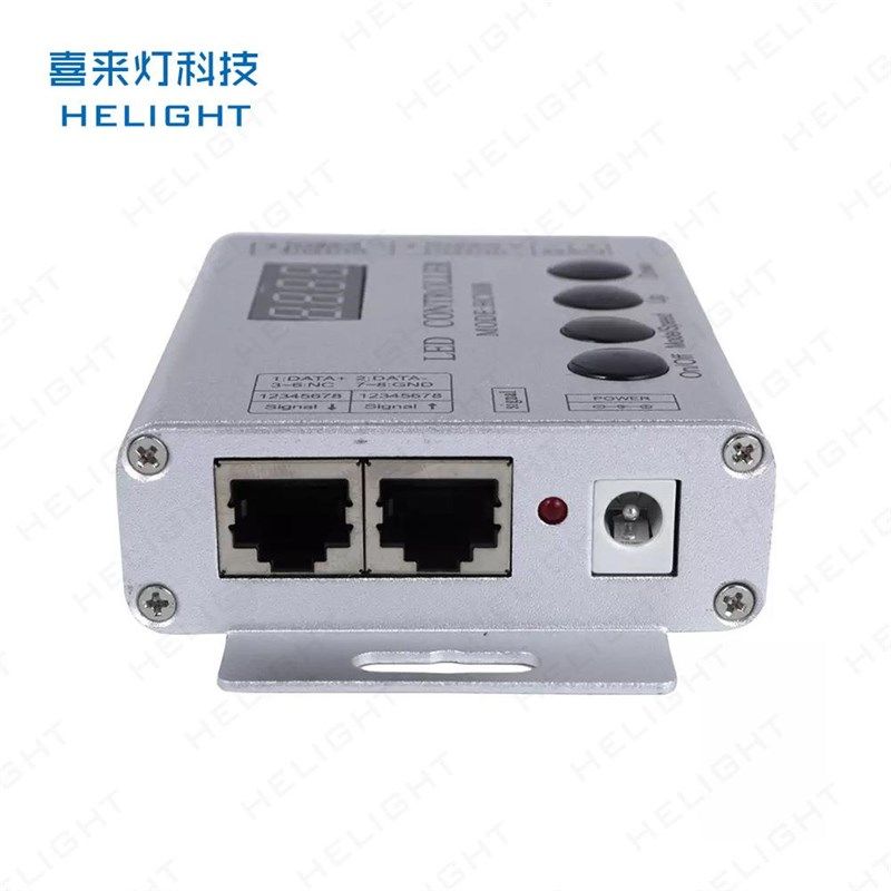 喜来灯HC008幻彩灯带led控制器RF遥控WS2811/1903幻彩灯条控制器