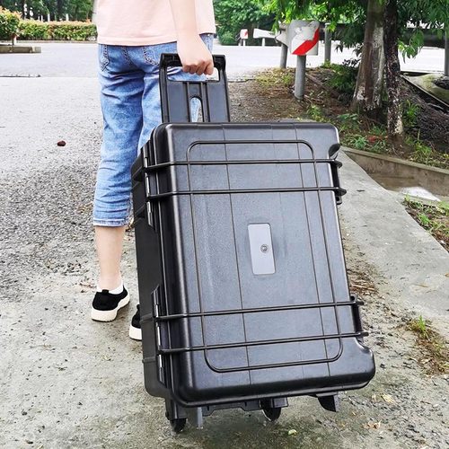 塑料安全箱工业级防水拉杆防护行李箱手提摄影器材设备仪器工具箱