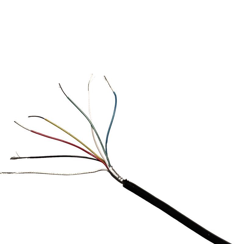 特细多芯屏蔽电子线6*34AWG 高柔抗拉耐磨耐高低温细外径小1.6mm