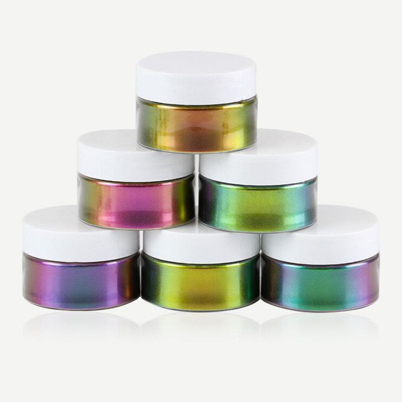 变色龙磁粉美甲星空猫眼粉化妆品级口红彩妆颜料光学变色炫彩