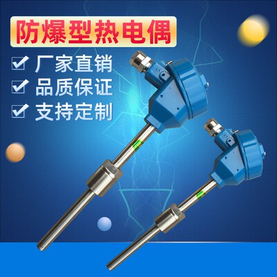 不锈钢热电偶K型WRN130/230温度探头直杆高温电热偶热电阻传感器