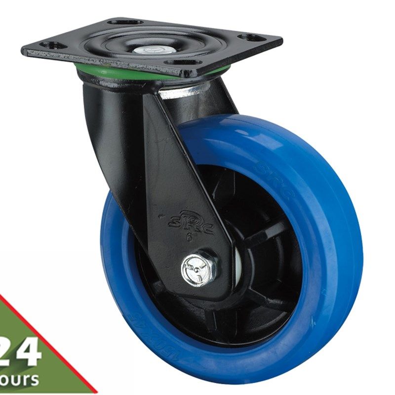 5寸6寸万向轮子高弹力天然橡胶脚轮超静音耐磨不伤地板带轴承轮,农用物资,苗木固定器/支撑器,淘宝优惠券,粉丝福利购,淘宝优惠卷