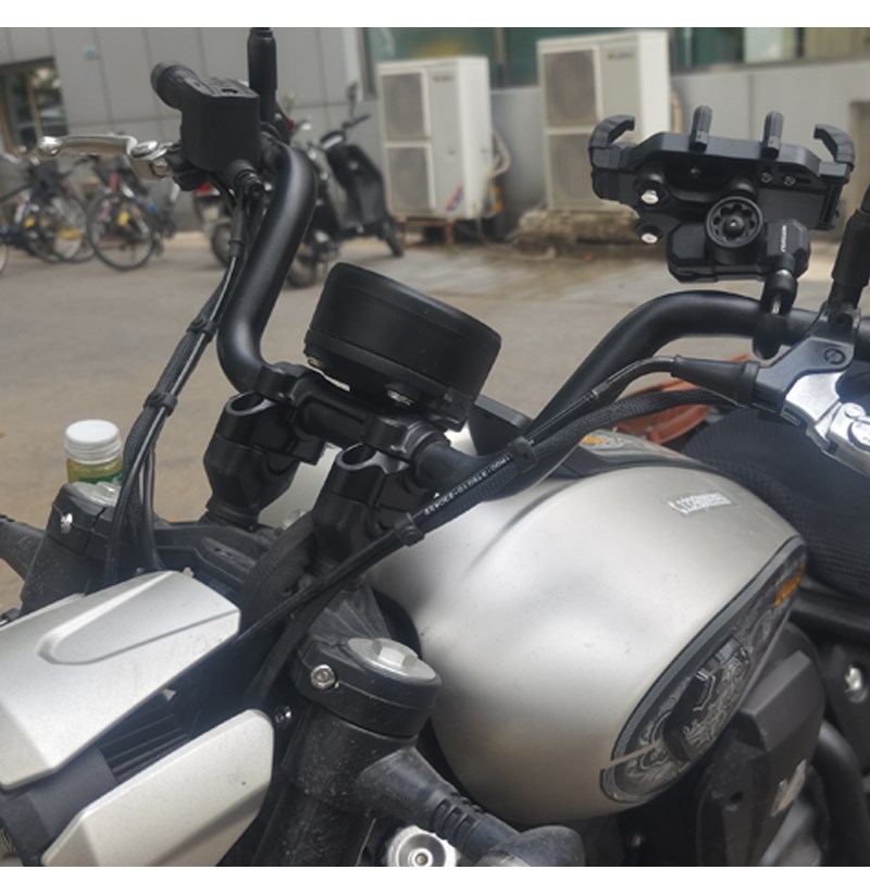 适用奔达黑旗500增高码s改装手把加高后移器金吉拉450车把升高配