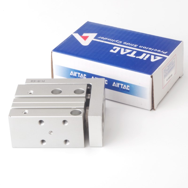 原装亚德客侧轨型精密滑台气缸HLH20X5X10X15X20X25X30X40X50-S