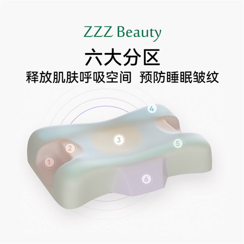 ZZZBeauty女士专用侧睡慢回弹记忆棉分区护颈椎不压脸深睡枕头
