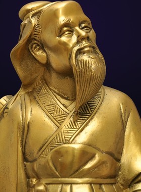 黄铜华佗像摆件医圣神医铜像医院诊所药店装饰品工艺品送名医礼品