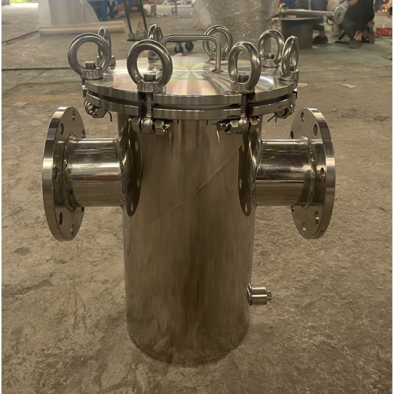 316L 304不锈钢篮式过滤器快开提篮式过滤器管道除污器毛发收集器