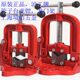 120mm 沪工牌管子台虎钳 1寸2寸3寸4寸消防管道龙门夹架