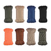 31米多功能10芯伞绳4mm强拉力编织捆绑露营帐篷天幕固定绳晾衣绳