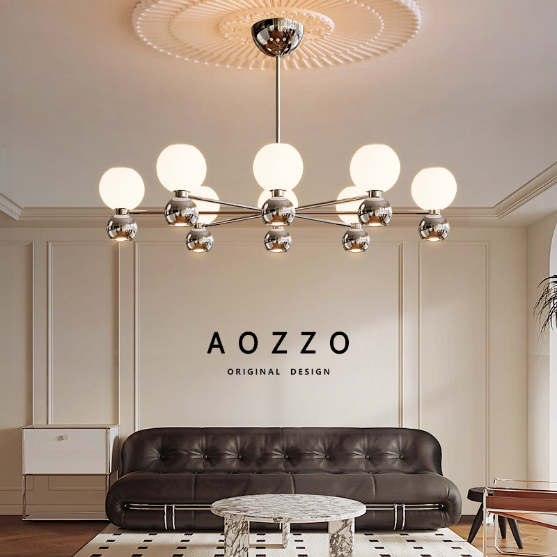 奥朵22年新款包豪斯客厅吊灯创意魔豆灯大气中山灯具