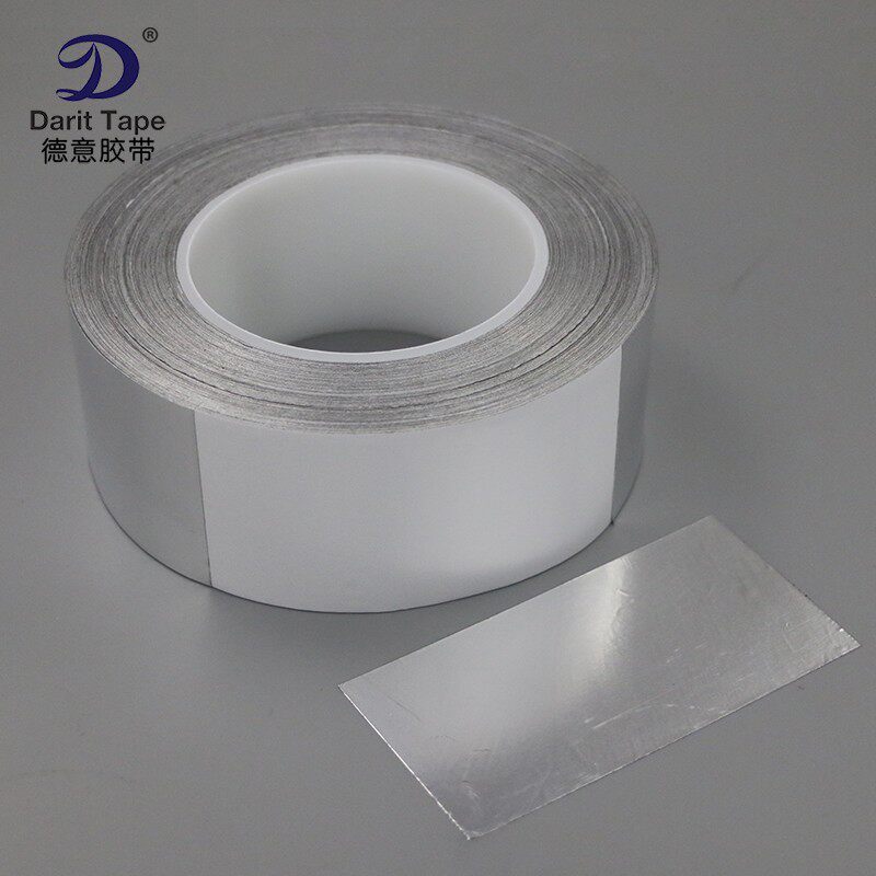 加厚铝箔胶带防水隔热屏蔽锡箔纸胶带 铝箔卷材切片 订做