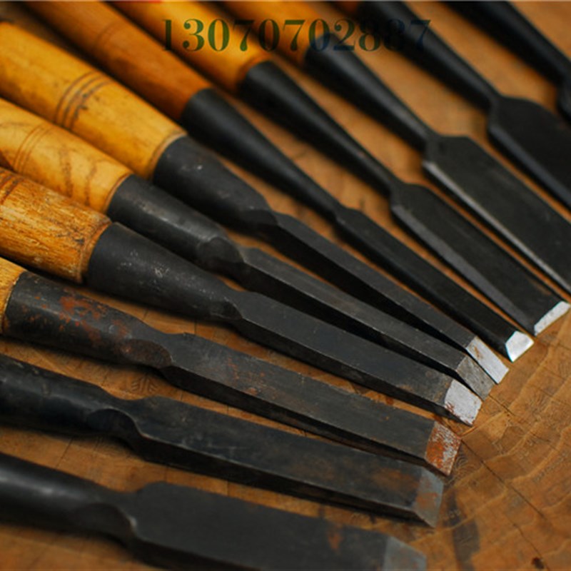 老木工凿子 老德惠牌锤子 羊角锤 木工工具 榫卯结构 九十年代