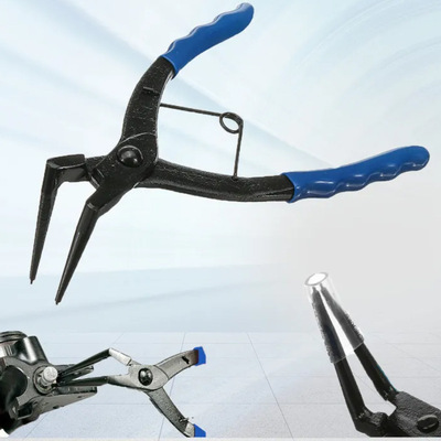 加长9度直角卡簧钳内卡钳深孔外卡挡圈钳弯曲卡簧钳内弯挡圈钳子