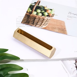 高端 黄铜名片盒前台台卡名片夹男商务摆放架大容量卡片架座展示