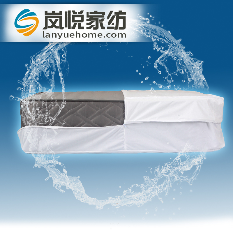 毛巾布针织布防水床垫保护套罩防水床笠全包拉链 6面防水可定制