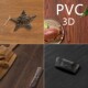 PVC立体3D仿木纹摄影背景板 美食复古仿木板拍照背景布拍摄道具