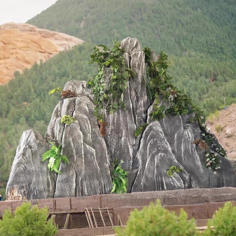 定制高密度泡沫石头仿真假山造景摄影婚庆塑雕舞台演出道具悬崖山,商业/办公家具,假山/仿真造景,淘宝优惠券,粉丝福利购,淘宝优惠卷