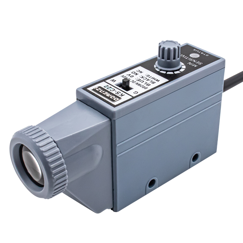 色标传感器电眼色彩光电感应关颜色识别kc22追踪高精度纠偏光