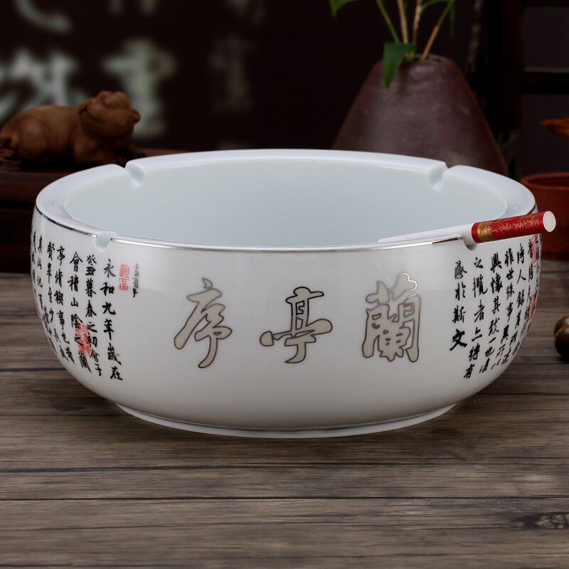 精品时尚实用创意性欧式复古客厅特大号酒店烟灰缸超大码
