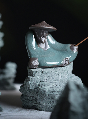 创意假山石水景摆件鱼缸水族造景石头微景观盆景配件园艺空间设计