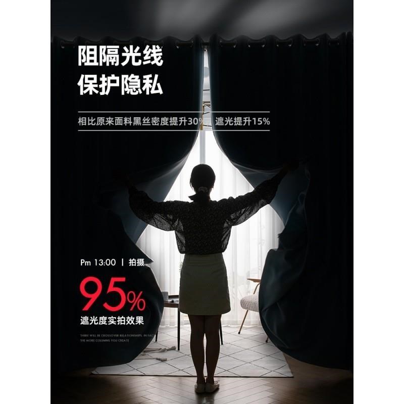 隔断房间屏风布帘租分遮床挡客厅空调热出屋挂平移边简易卧.