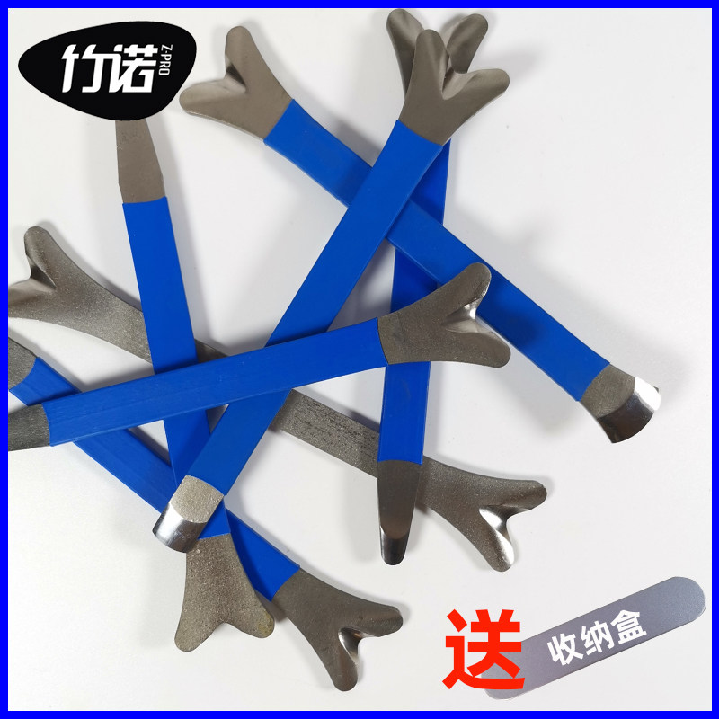 狗骨头钨钢阳角器压缝片瓷砖刮A板美缝剂施工工具专用乌钢棒纯压