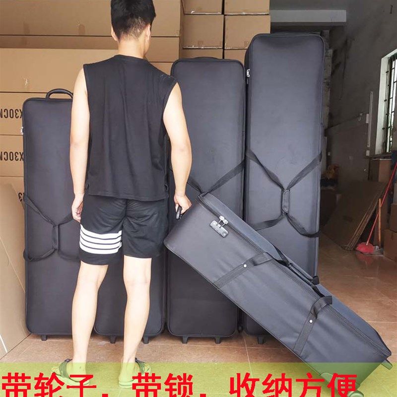密码储物手拉箱木偶形箱包带锁实体娃娃收纳箱子收藏袋工具长条型