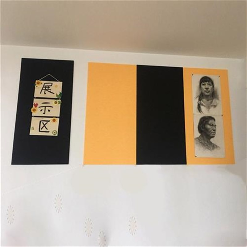 定制彩色毛毡板墙贴背胶软木板照片墙毛毡展示板背景墙留言板墙毡