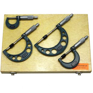 甄选Etopoo  25/50/75/100MM 0.01MM 4件套千分尺外径千分尺套装